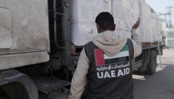 المساعدات الإماراتية إلى غزة