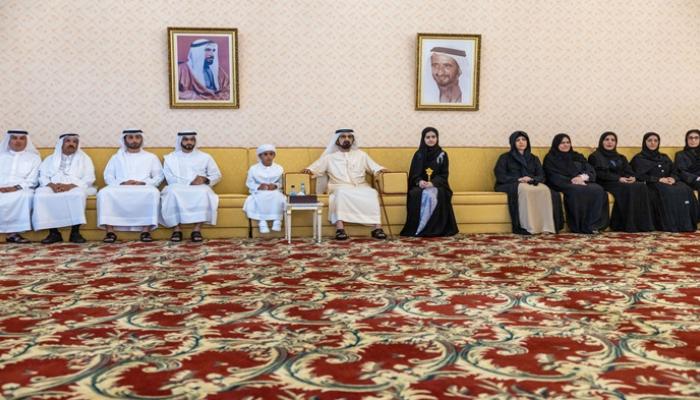 الشيخ محمد بن راشد آل مكتوم في مجلس المضيف بدار الاتحاد بدبي
