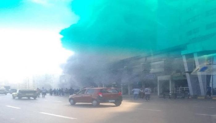 حريق منطقة سيدي بشر بشرق الإسكندرية