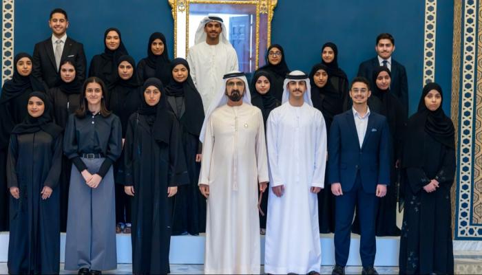 محمد بن راشد يلتقي أوائل الثانوية العامة 