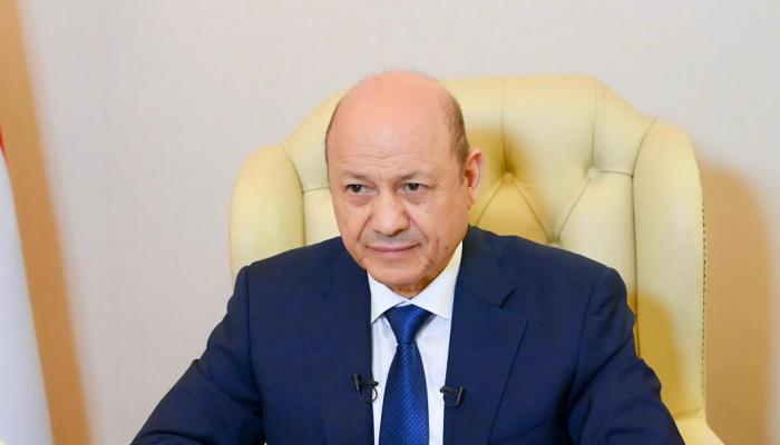 رئيس مجلس القيادة الرئاسي اليمني رشاد العليمي