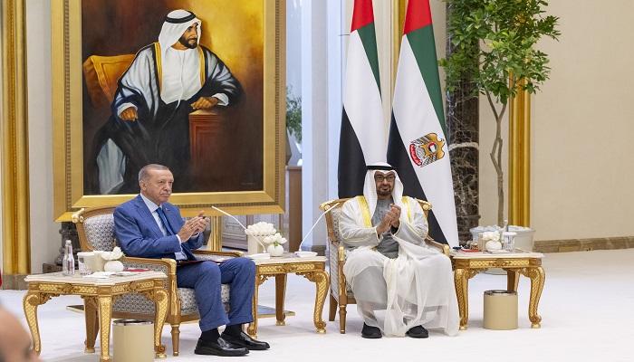 الشيخ محمد بن زايد آل نهيان والرئيس التركي أردوغان