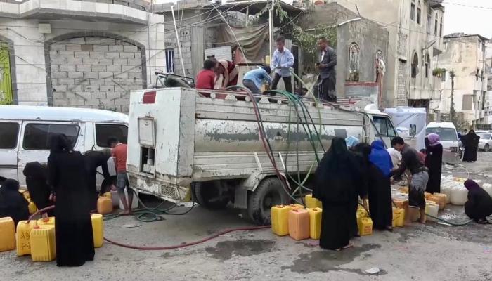 أزمة مياه في تعز اليمنية