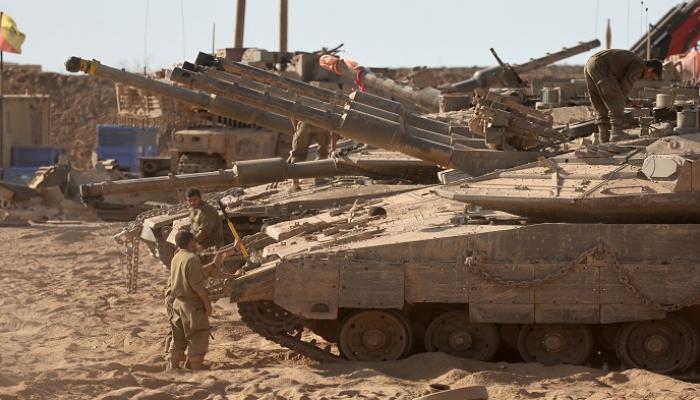 قوات إسرائيلية على تخوم قطاع غزة - أرشيفية