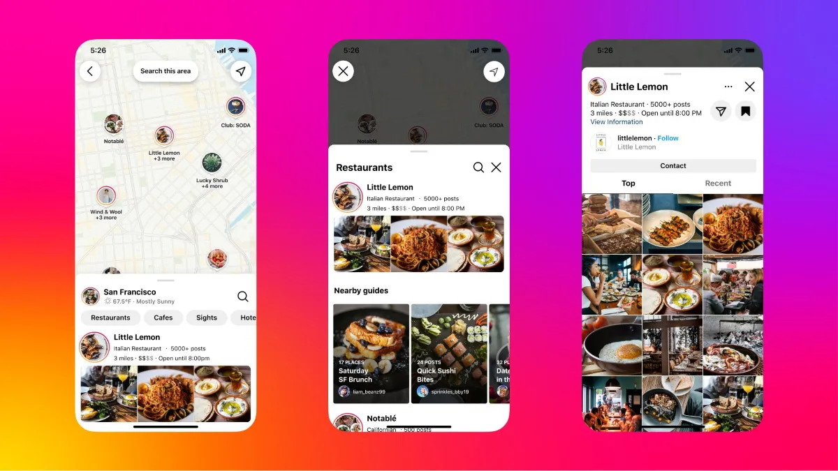 Instagram'ın yeni harita özelliği