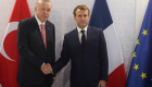Cumhurbaşkanı Erdoğan ile görüşen Macron'dan Türkçe paylaşım
