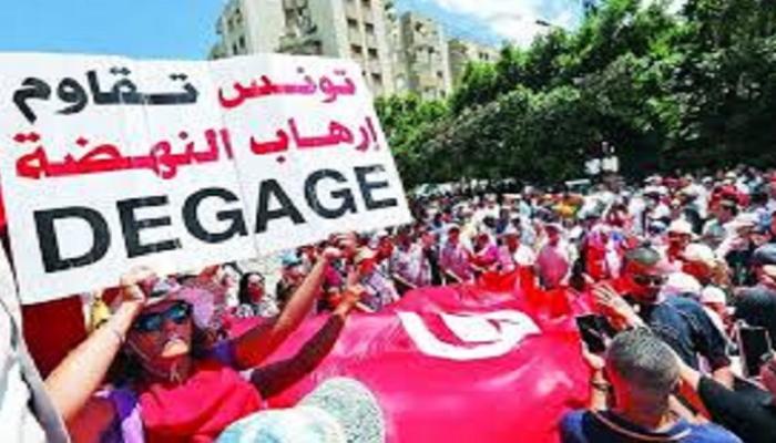 مسيرة شعبية مناهضة للإخوان في تونس- أرشيفية