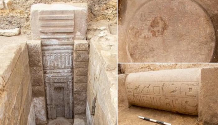 العثور على أكبر باب وهمي في الحضارة الفرعونية