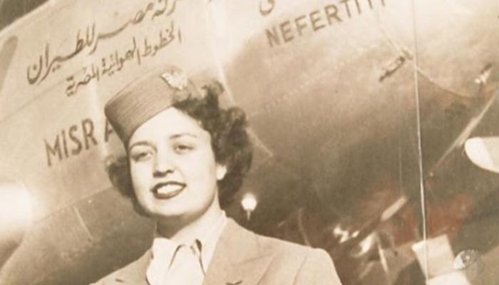 صورة دعائية لرحلات مصر للطيران في الثلاثينيات من القرن الماضي