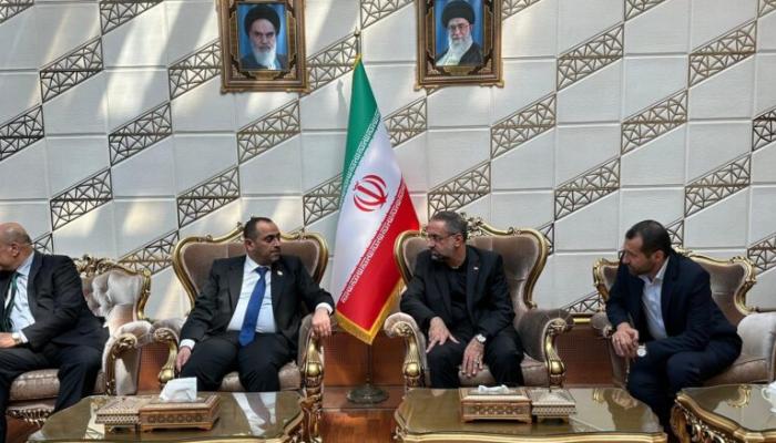 الوفد العراقي خلال زيارته إلى طهران