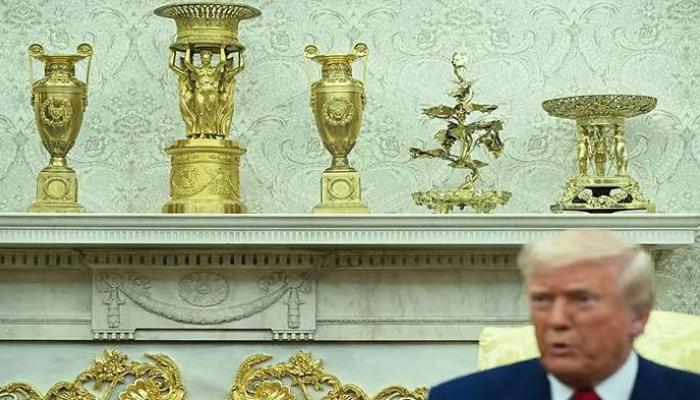 تماثيل ذهبية تعكس ذوق ترامب في الرفاهية والفخامة