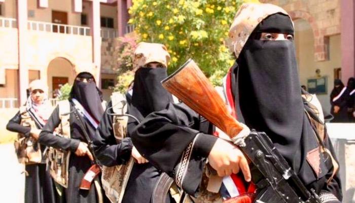 عناصر من جهاز الزنبيات الحوثي - أرشيفية