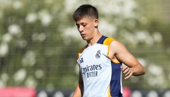 أردا غولر في تدريبات ريال مدريد