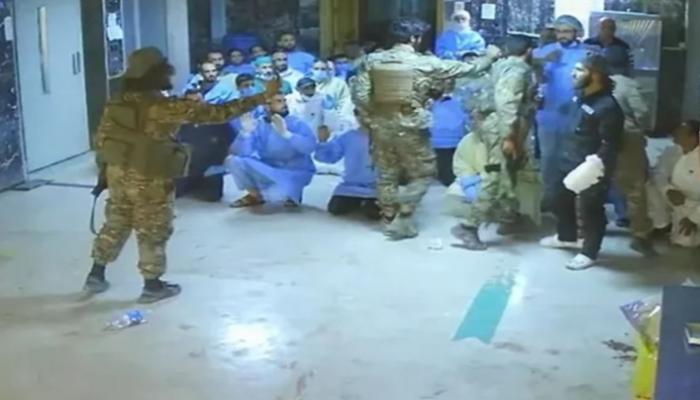 لقطة من فيديو مستشفى السويداء
