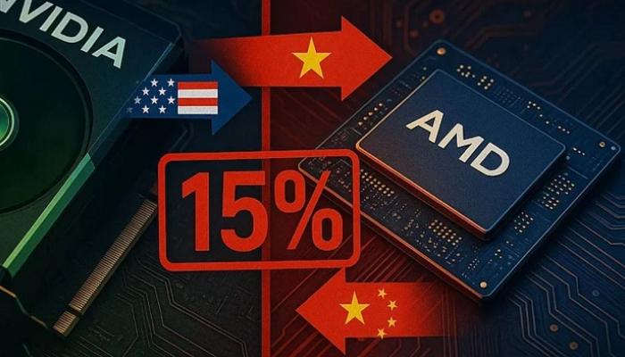 رسوم 15% على مبيعات رقائق «إنفيديا» و«إيه إم دي» إلى الصين