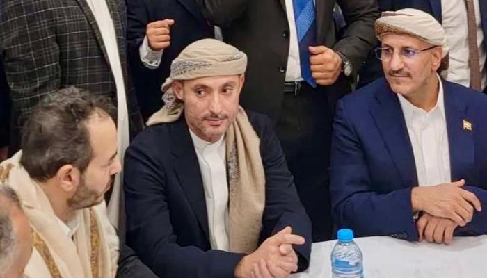 لقاء طارق صالح وهاشم الأحمر وكهلان مجاهد أبو شوارب