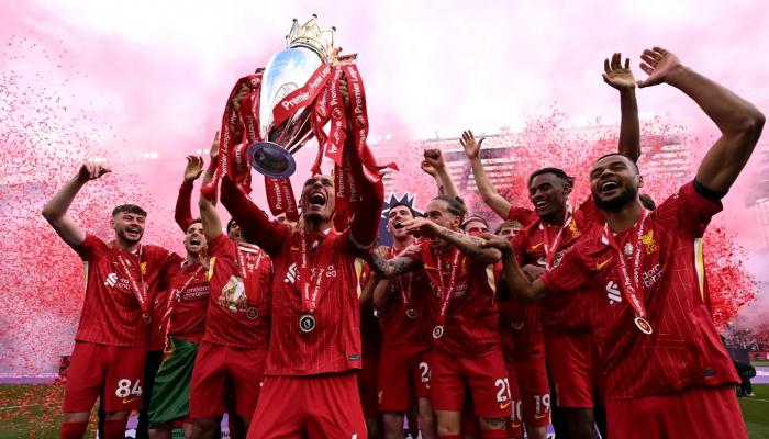 ليفربول بطل الدوري الإنجليزي 2024-2025