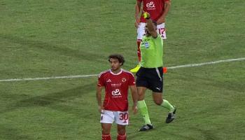 طرد محمد هاني لاعب الأهلي