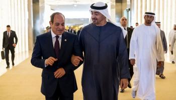 السيسي والشيخ محمد بن زايد آل نهيان