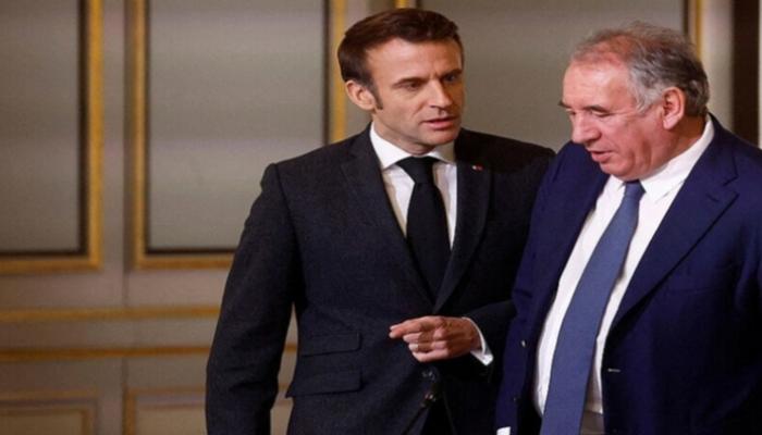 إيمانويل ماكرون وفرانسوا بايرو