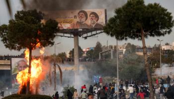 من اشتباكات بين أنصار حزب الله والجيش اللبناني (أرشيفية)