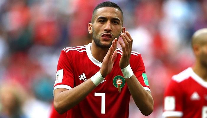 حكيم زياش، نجم منتخب المغرب 