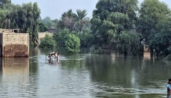 كارثة الفيضانات في باكستان