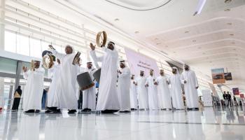 عرض العيالة في معرض أبوظبي للصيد والفروسية 2025
