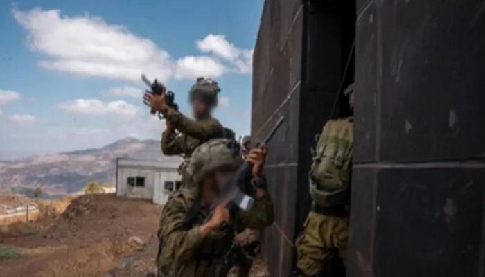 جنود إسرائيليون يجرون تدريبات في "منشأة لبنان"