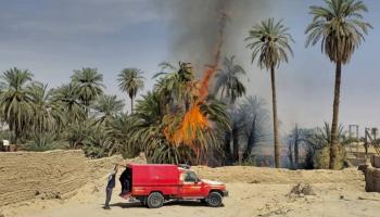 حرائق مدينة غدامس الليبية