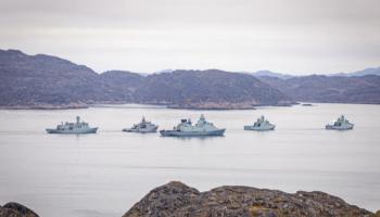 جانب من مناورات "الضوء القطبي" 