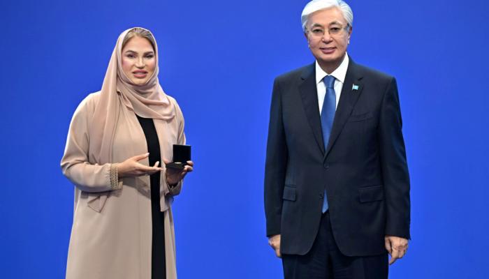 عفراء الصابري سفيرة للنوايا الحسنة لمؤتمر زعماء الأديان