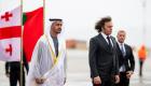 محمد بن زايد يلتقي الرئيس الفخري للحزب الحاكم في ختام زيارة جورجيا
