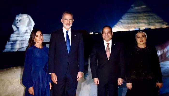 زيارة ليتيسيا ملكة إسبانيا إلى الأهرامات