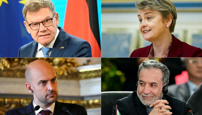 وزراء خارجية بريطانيا وفرنسا وألمانيا وإيران