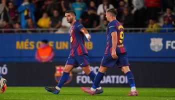 فيران توريس في مباراة برشلونة ضد خيتافي