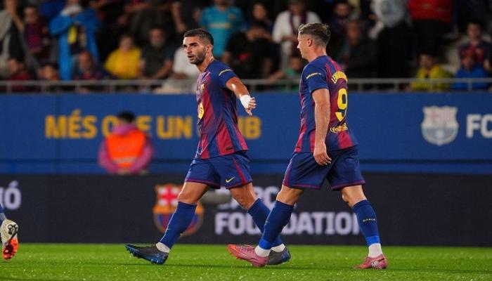 فيران توريس في مباراة برشلونة ضد خيتافي