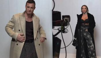 Hadise ile Kerem Bürsin Milano Moda Haftası'nda