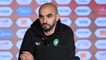 وليد الركراكي مدرب منتخب المغرب