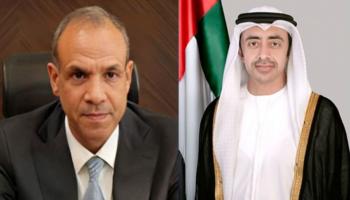 الشيخ عبدالله بن زايد آل نهيان وبدر عبدالعاطي