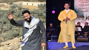 مشاركة المنشد المغربي شعيب فضيل في المداح 6