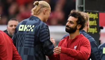 محمد صلاح وإيرلينغ هالاند