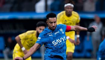 جانب من مباراة الهلال والنصر