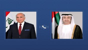 الشيخ عبدالله بن زايد آل نهيان والدكتور فؤاد حسين