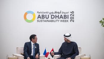  الشيخ محمد بن زايد آل نهيان رئيس الإمارات يلتقي فرديناند ماركوس