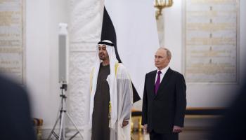 الشيخ محمد بن زايد آل نهيان والرئيس الروسي