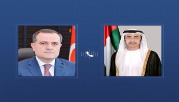 عبدالله بن زايد آل نهيان ووزير خارجية أذربيجان 
