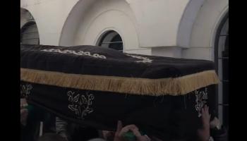 جثمان الفنان الراحلة هدى شعراوي 