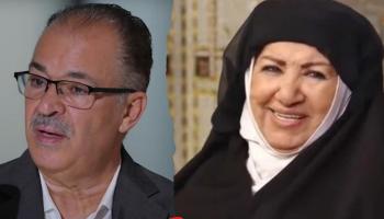 مازن الناطور والراحلة هدى شعراوي 