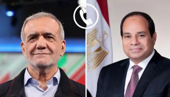 الرئيس المصري ونظيره الإيراني - الرئاسة المصرية 